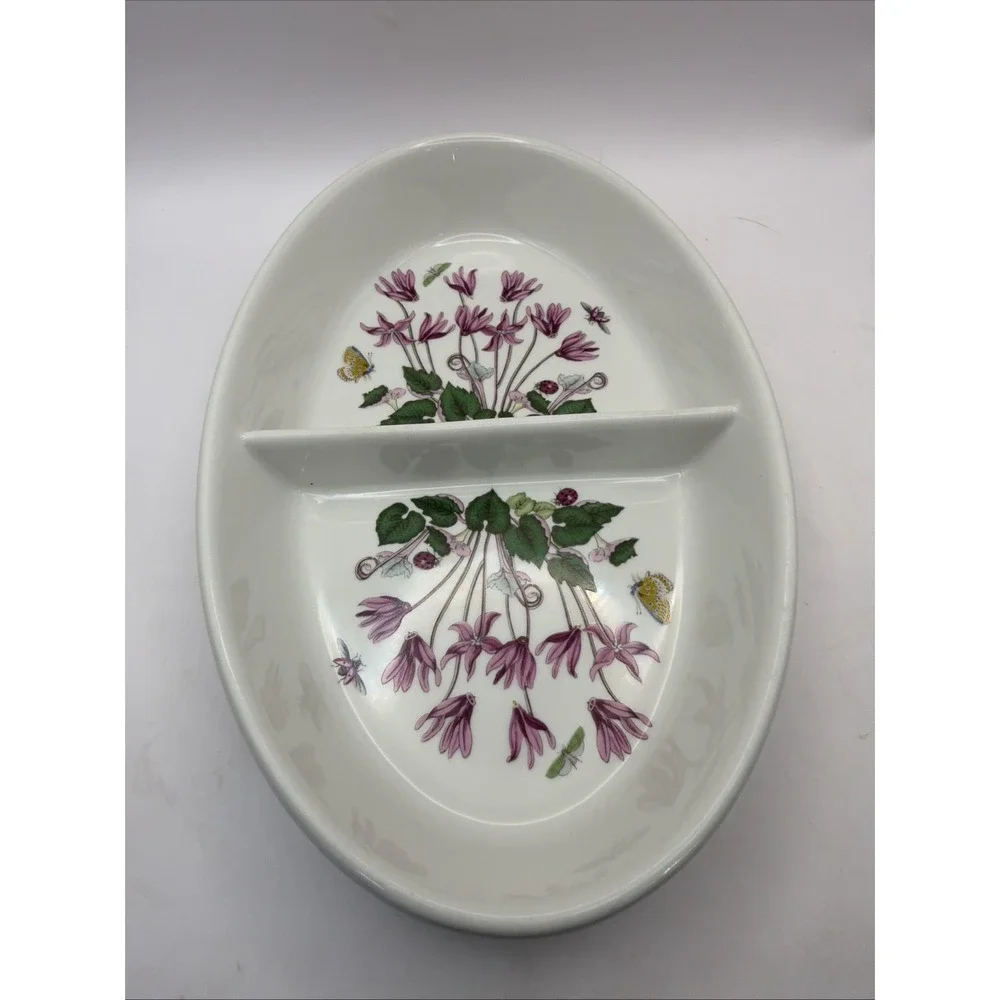 Portmeirion Divided Casserole Botanic Garden Baking/Serving Dish